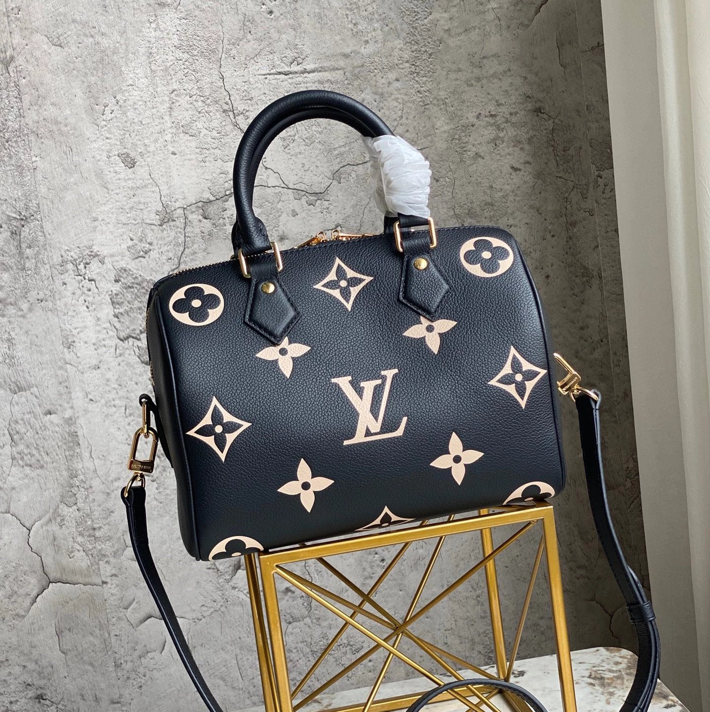 Louis Vuitton LV Women's Bag Top version 【Overseas】24Summer Limited New M23073speedy25Pillow bag Spddey20Handbag mini Pillow Bag Shoulder Crossbody Handbag M46397Milk Blue N40415Plaid Blue