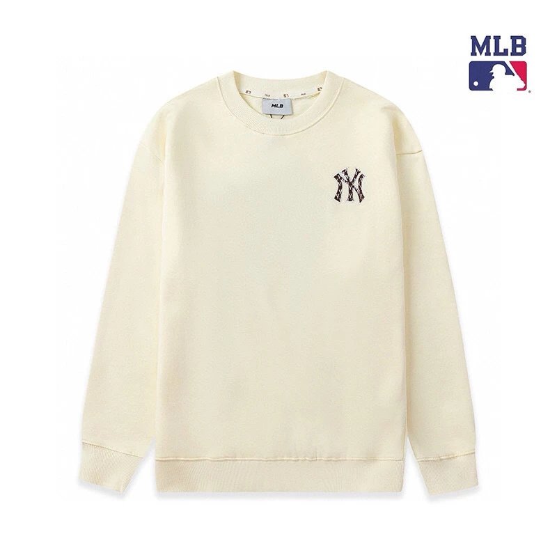 MLB Hoodie Top Version Embroidery Men and Women Same Style Casual Pullover Long Sleeve round Neck Top