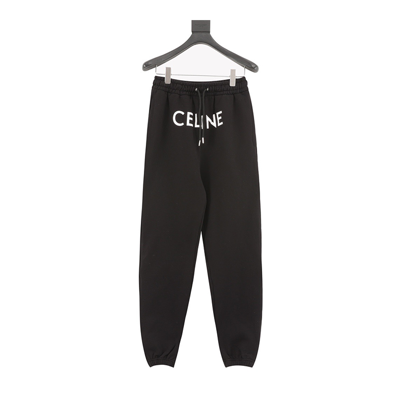 Celine Sweatpants Casual Pants Letter Printing Sports Casual Pants Men and Women Same Style