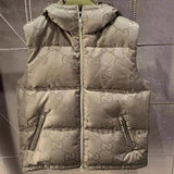 Gucci Down Jacket Winter Casual Hooded Coat Presbyopic Sleeveless down Vest Jacket for Men and Women