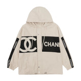 Chanel Jackets Embroidered Slogan Vintage Zipper Trench Coat
Size:XS-L