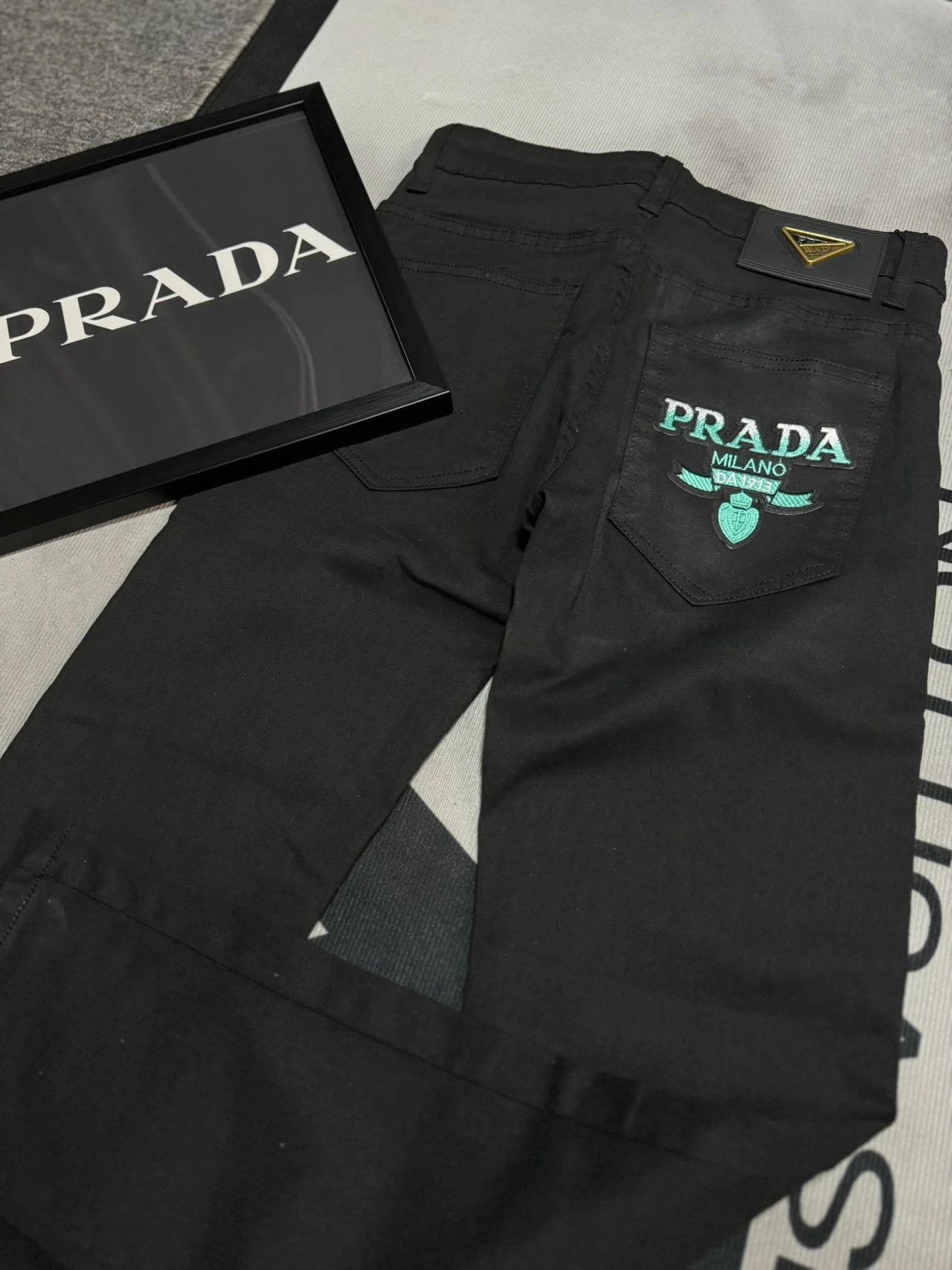 PRADA Jeans Classic All-Matching Comfortable Jeans026