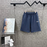 Dior shorts Front Body 3D Glue Letters logo Five-point Shorts25ss New Drawstring Casual Pants for Men and Women, Summer Style5Two-in-One Casual Sweatpants Pure Cotton Joggers