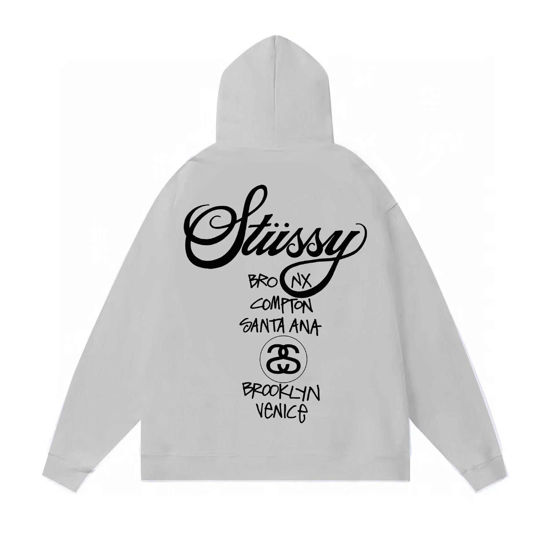 Stussy Hoodie Original Label Delivery2023New Classic Printing Black8Sweater STU World Tour tu Western Youth Pullover