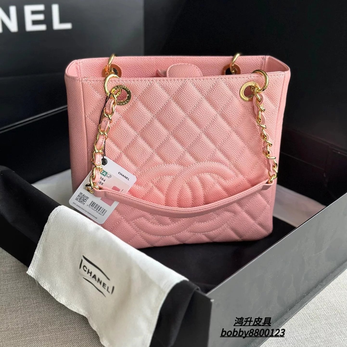 Chanel Backpack Bag Top version 【Original Leather Hardware】New Classic VintagepPST Bag GST Small Size Bucket Bag Leather Backpack Shoulder Bag Bucket Bag Women's Bag Capacity Large and Small Very Practical European Original Factory Haas Caviar Cowhide