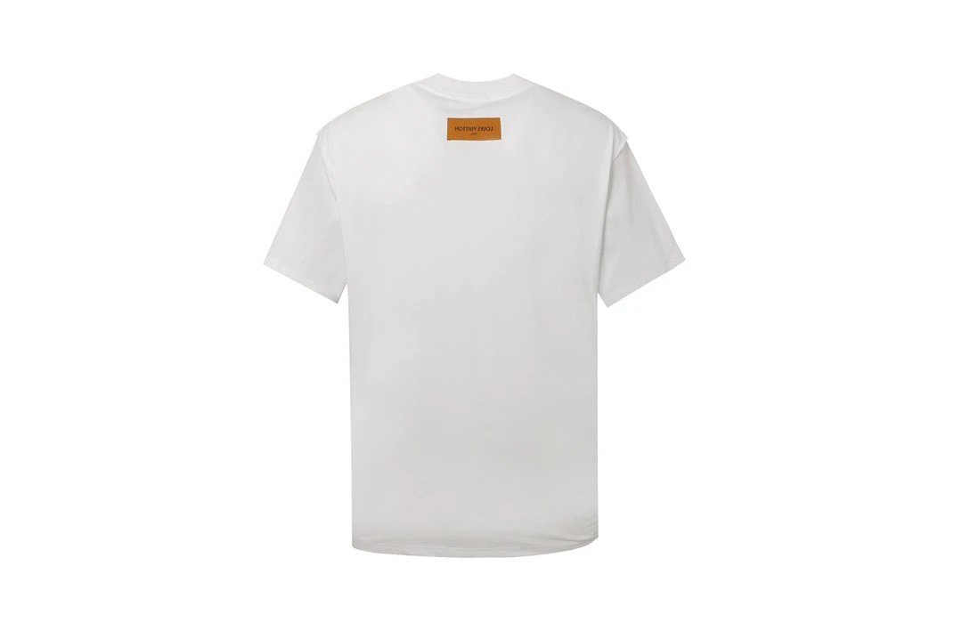 Louis Vuitton LV T-shirt Multiple Tools Embroidered Round Neck Short Sleeve Pure Cotton T Unisex T-Shirt OS Loose Fit Base Shirt Summer New Casual Simple T-Shirt