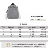 Dior Jackets Lamb Wool Stitching Baseball Uniform Jacket Coat for Men and Women