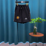 Balenciaga Shorts Manchester United Embroidery logo Five-point Shorts25ss New Drawstring Casual Summer Pants American Style5Two-in-One Casual Sweatpants for Men and Women, Pure Cotton Joggers