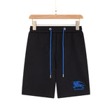 Burberry Shorts Front Knight Embroidery logo Five-point Shorts25ss New Drawstring Casual Summer Pants5Two-in-One Casual Sweatpants for Men and Women, Pure Cotton Joggers