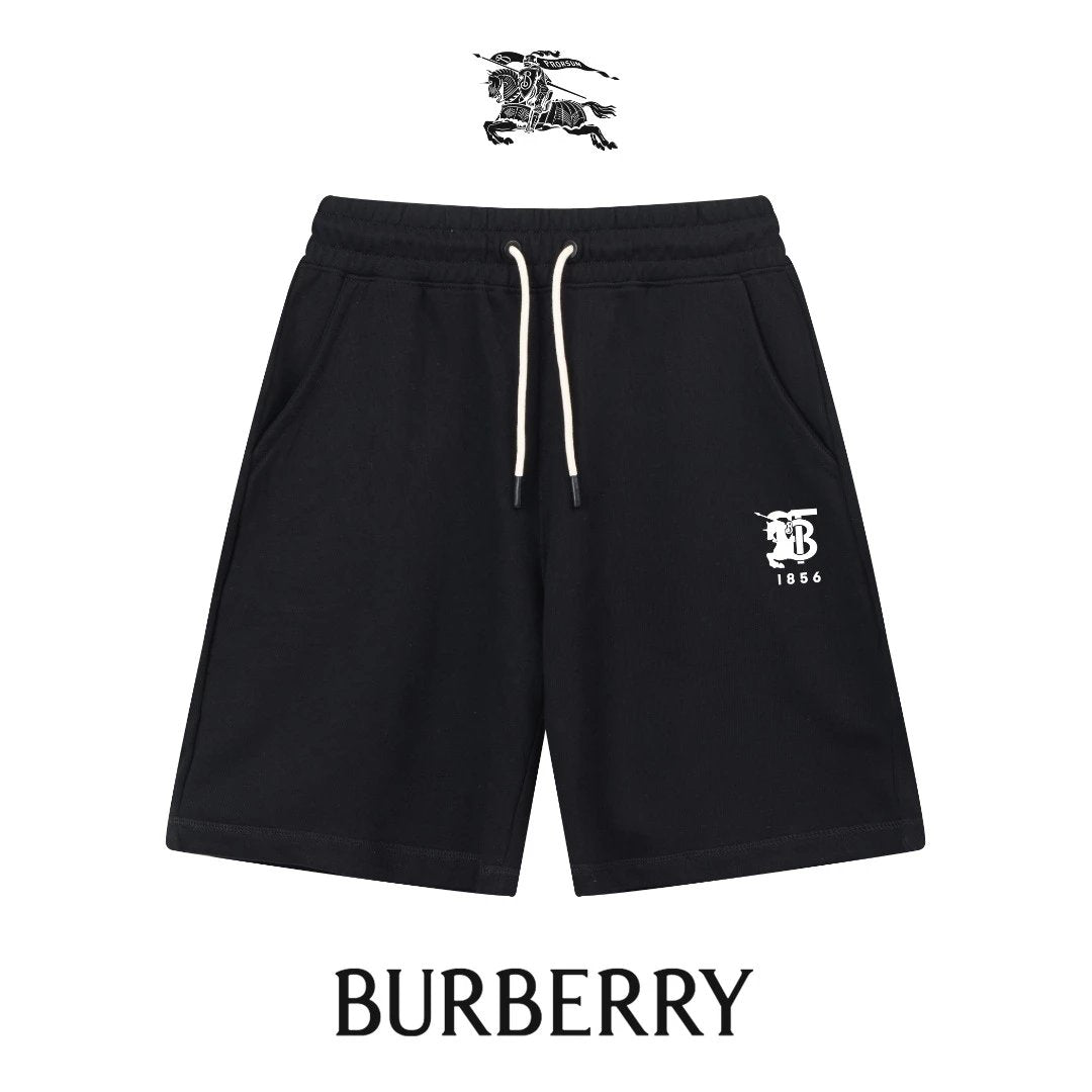 Burberry Shorts Embroidery logo Five-point Shorts25ss New Drawstring Casual Summer Pants American Style5Two-in-One Casual Sweatpants for Men and Women, Pure Cotton Joggers