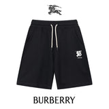 Burberry Shorts Embroidery logo Five-point Shorts25ss New Drawstring Casual Summer Pants American Style5Two-in-One Casual Sweatpants for Men and Women, Pure Cotton Joggers