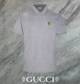 Gucci T-shirt Chest Triangle Letters logoPOLO Shirt Lapel Short Sleeve25ss New Unisex Summer Loose Short Sleeve T Business Commuter Short Sleeve Shirt Plus Size T-Shirt