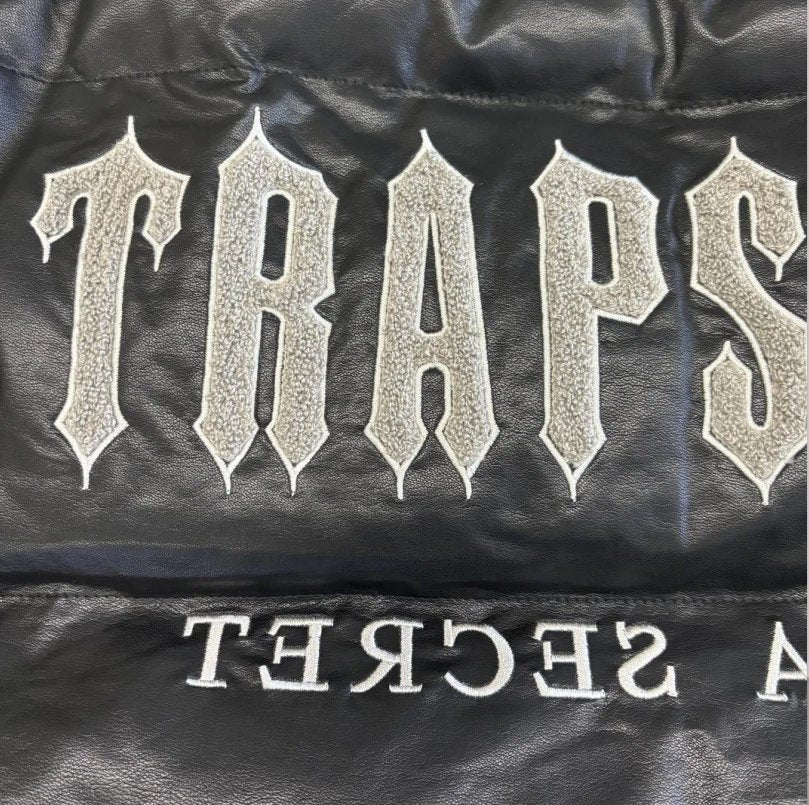 Trapstar Down Jackets Vests Black Cotton-Padded Clothes Winter New Thick Letter Splicing Coat American Fashion Brand All-Matching Couple's Clothes