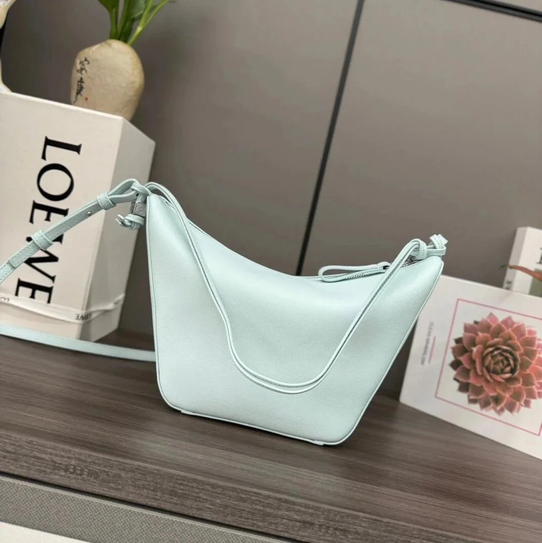 LOEWE Women's Bag Top version 【Original Quality】Top Style2023Latest Hammockhobo Handbag Hammock Bag hobo Bag Underarm Bag Shoulder Bag Crossbody Bag with Dice Ornaments Hot Selling Luo Jia Women's Bag