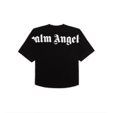 Palm Angels T-shirt Top Version Couple's Black Cotton Broken Bear Printed Loose T T-shirt Short Sleeve