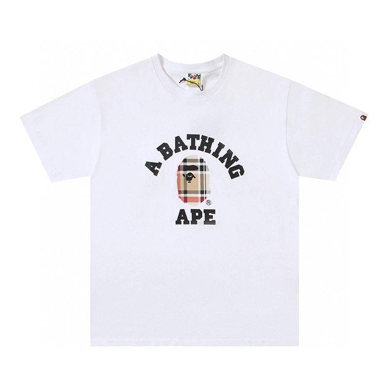 Bape T-shirt Top Version Classic Camouflage Printed Short Sleeve T T-shirt Cotton Loose round Neck Half Sleeve Shirt