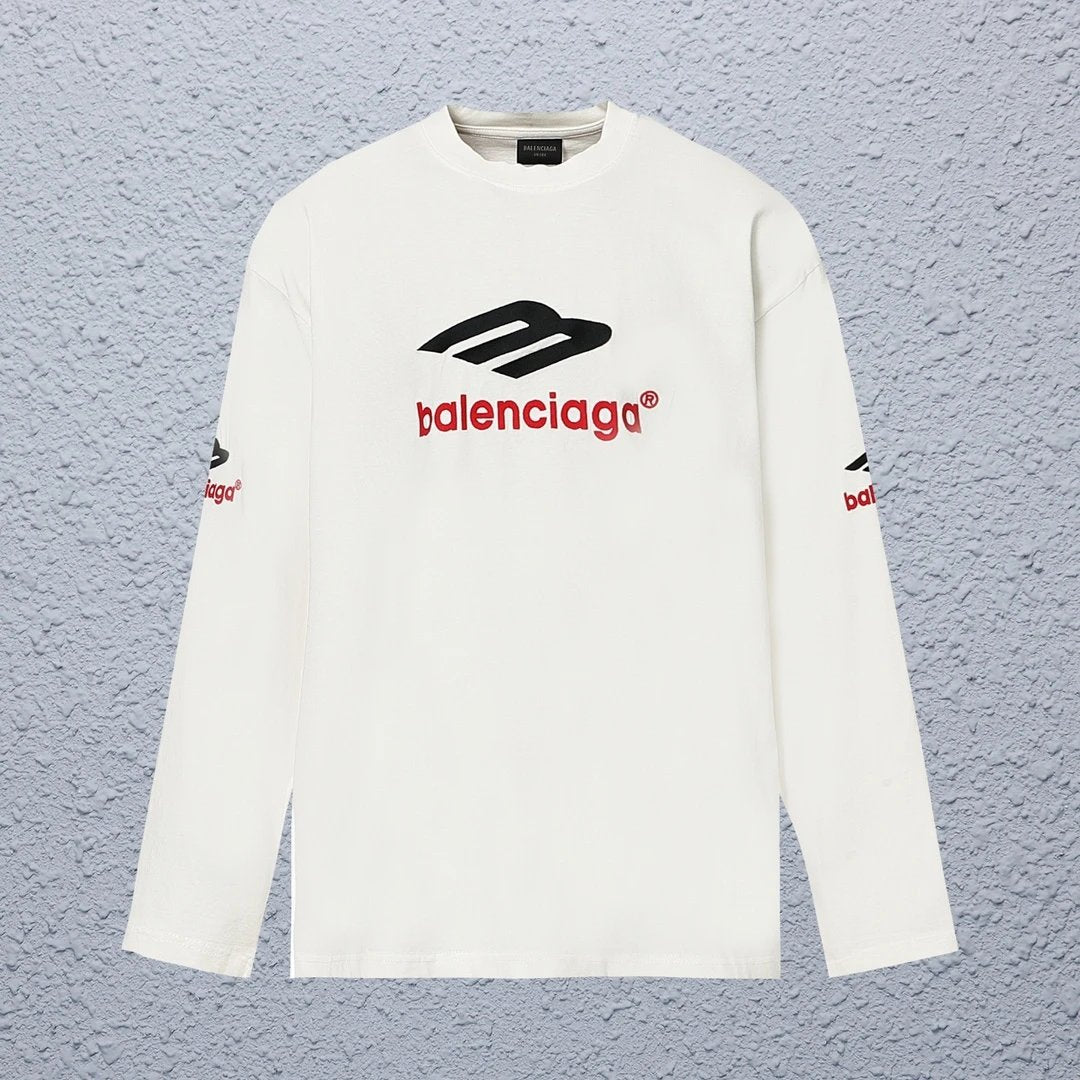 Balenciaga Hoodie 3M Thousand Needle Embroidery Long Sleeve Base Shirt Unisex Jacket Sweatshirt