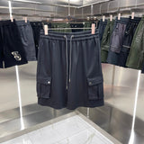 Balenciaga Shorts Front Pocket Letter logo Five-point Shorts25ss New Drawstring Casual Summer Pants5Two-in-One Casual Sweatpants for Men and Women, Pure Cotton Joggers