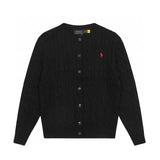 Ralph Lauren Sweater Top Version Standard Coarse Twisted Cable-Knit Sweater Classic Cotton Cardigan Sweater