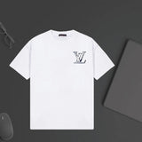 Louis Vuitton LV T-shirt Chest Letter Print logo round Neck Short Sleeve25ss New Pure Cotton Unisex Style T T-shirt OS Loose Fit Base Shirt Top Half Sleeve T-Shirt