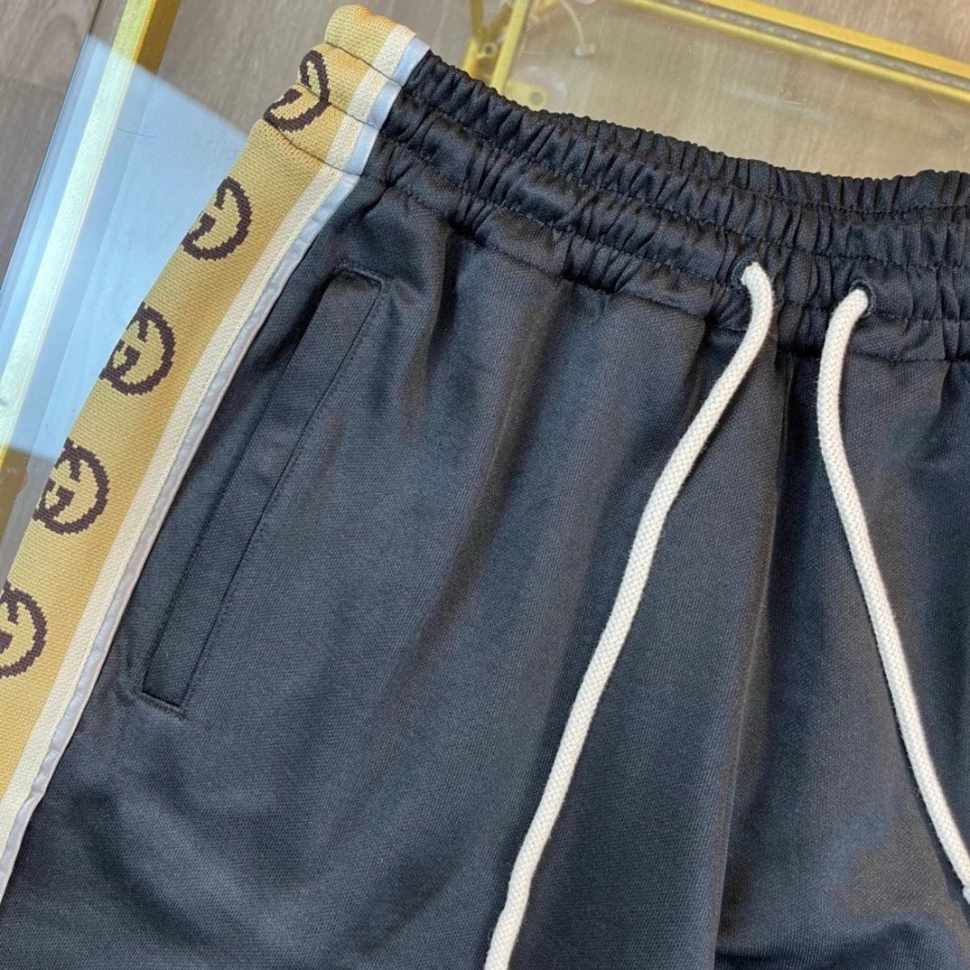 Gucci Sweatpants Double Side G Reflective Webbing Jogger Pants Unisex