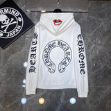 Chrome Hearts Hoodie Cross Hooded Sweater Loose Men's and Women's Zipper Hoodie