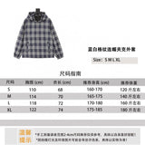 Burberry Jackets Blue and White Plaid Hooded Jacket for Men and Women