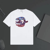 Dior T-shirt Chest Bird Pattern Print logo round Neck Short Sleeve25ss New pure cotton T Unisex T-Shirt OS Loose Fit Base Shirt Top Half Sleeve T-Shirt