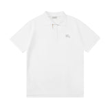 Burberry T-shirt Chest logo Embroidery POLO Shirt Lapel Short Sleeve25ss New Unisex Summer Short Sleeve OS Loose T Business Half Sleeve Shirt Plus Size T-Shirt