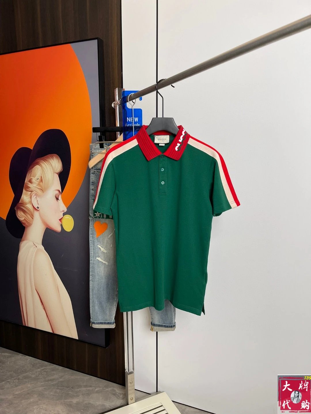 Gucci T-shirt Classic POLO Short Sleeve Turn-down Collar Shirt Unisex Summer Solid Color Loose Fit T Business Commuter Short Sleeve Shirt Plus Size