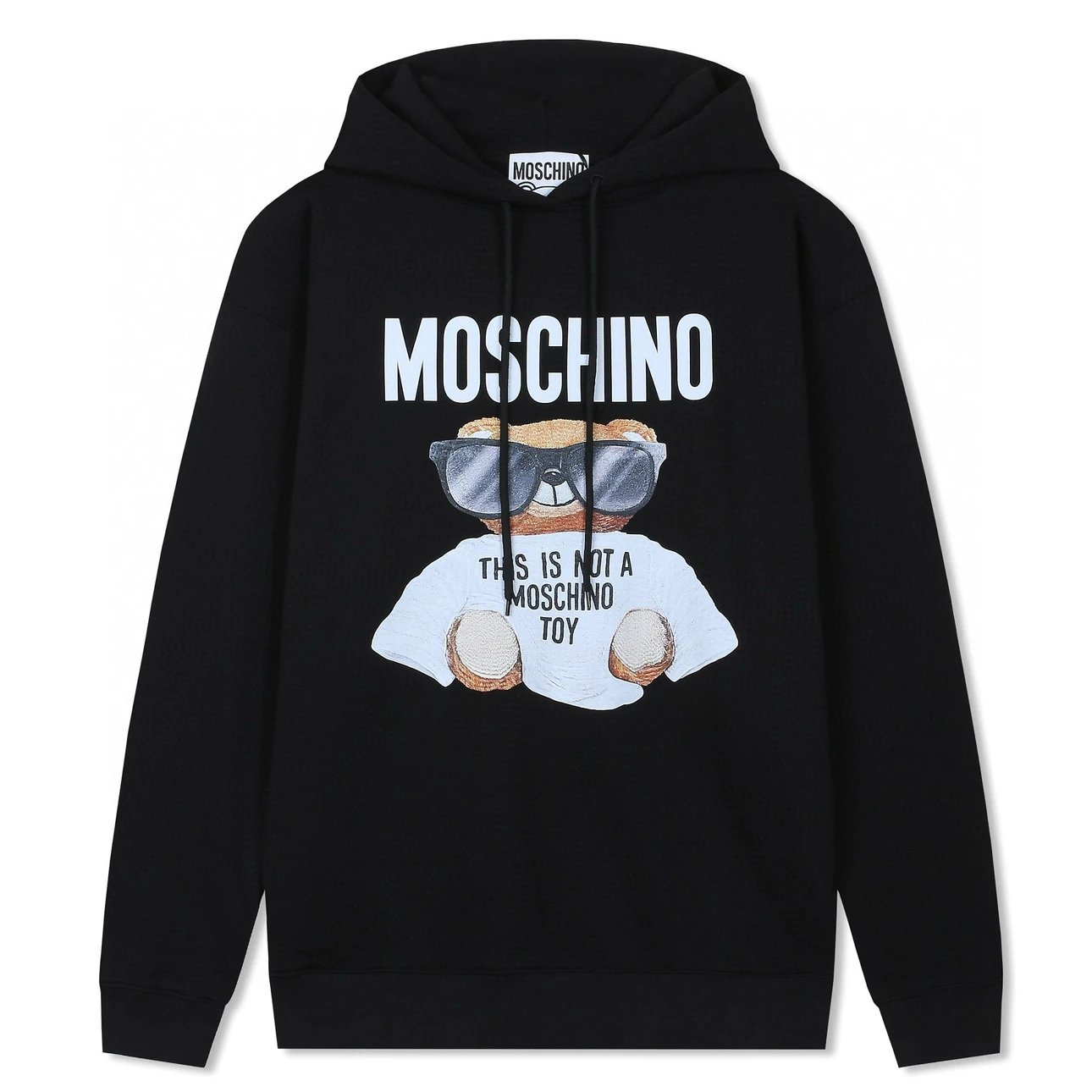 Moschino Hoodie Top Version Counter Same Style Heavy New Casual Hooded Sweater Versatile Loose Hoodie Trendy Pure Cotton