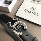 Chanel Belt Top version 3.0Wide Belt Xiaoxianger Belt Pure Original Leather Italian Imported Cowhide Double-Sided Top Layer Leather Belt Fashion Casual Xiaoxiangjia Women's Belt