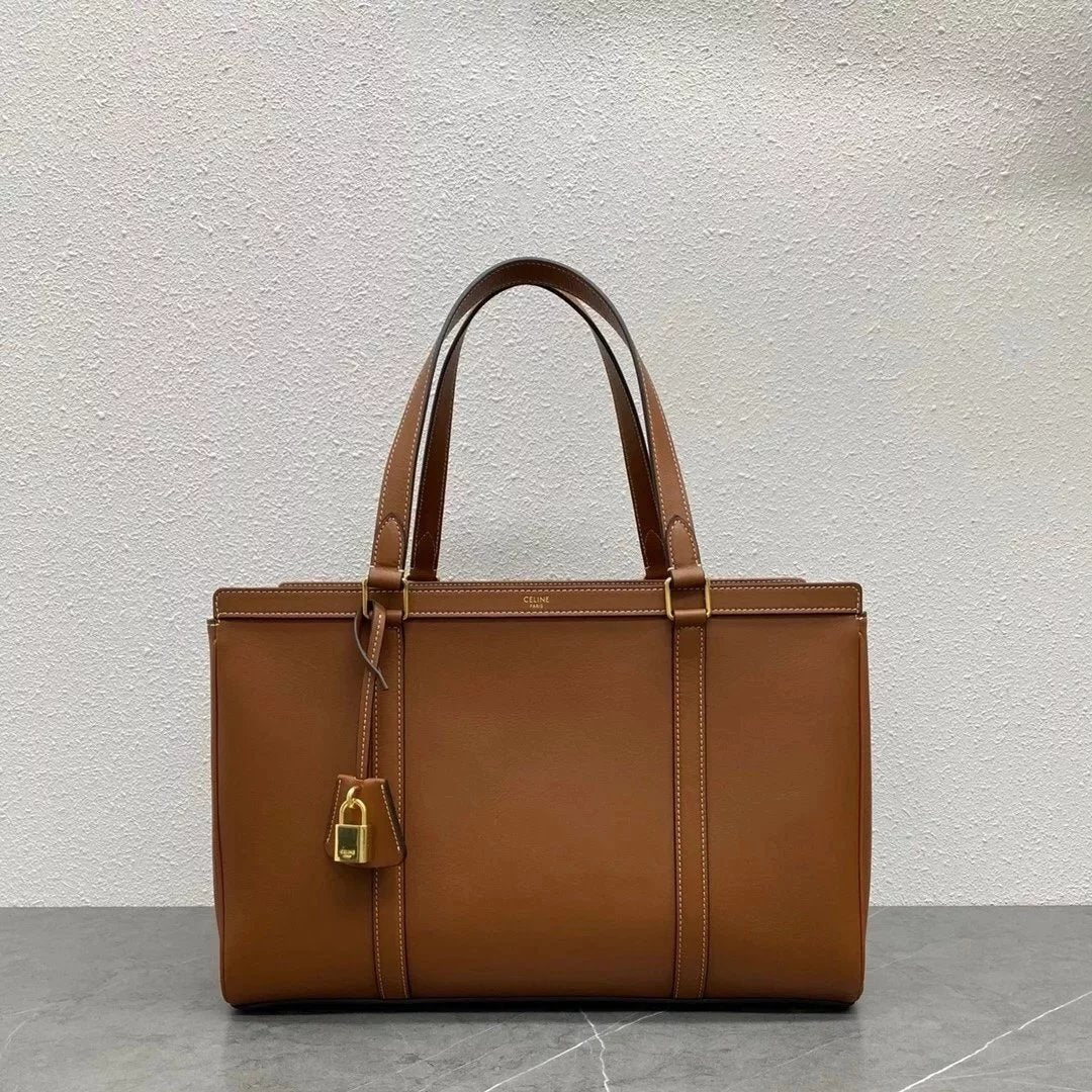 Celine women's bag Top version Original Leather2022New Shopping Bag tote Tote Bag Mummy Bag Full Cowhide Handbag Commuter Bag Computer Bag Can Be Put A4Paper Women's Bag Handbag Crossbody Bag197332