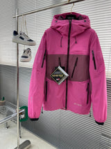 Arc'teryx Jackets Multi-pocket Color-blocking Outdoor Jacket Hooded Down Jacket Unisex Fluffy Hooded Long-sleeve Puffer Jacket Winter Thickened Warm Coat Loose Versatile Fashion