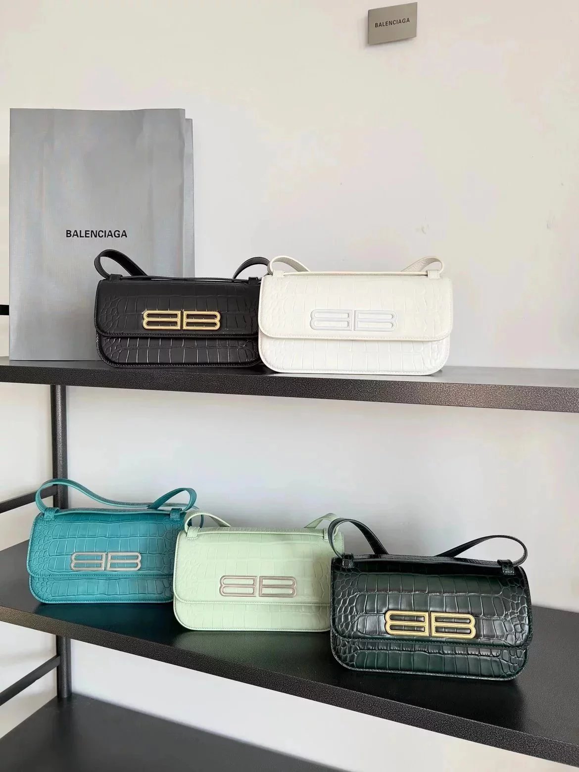 Balenciaga Bag Top version New Gossipbag Crossbody Shoulder Bag Flap Bag Women's Bag8Color