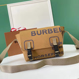 Burberry Women's Bag Top version 【】2022Latest Messenger Bag Horseferry Printed Nylon Messenger Bag Men's Messenger Bag Women's Shoulder Bag Flap Messenger Bag New Men's Bag Women's Bag