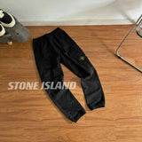 Stone Island Overalls Top Version Four-Bag Functional Overalls Men's Loose Straight Multi-Pocket Trousers