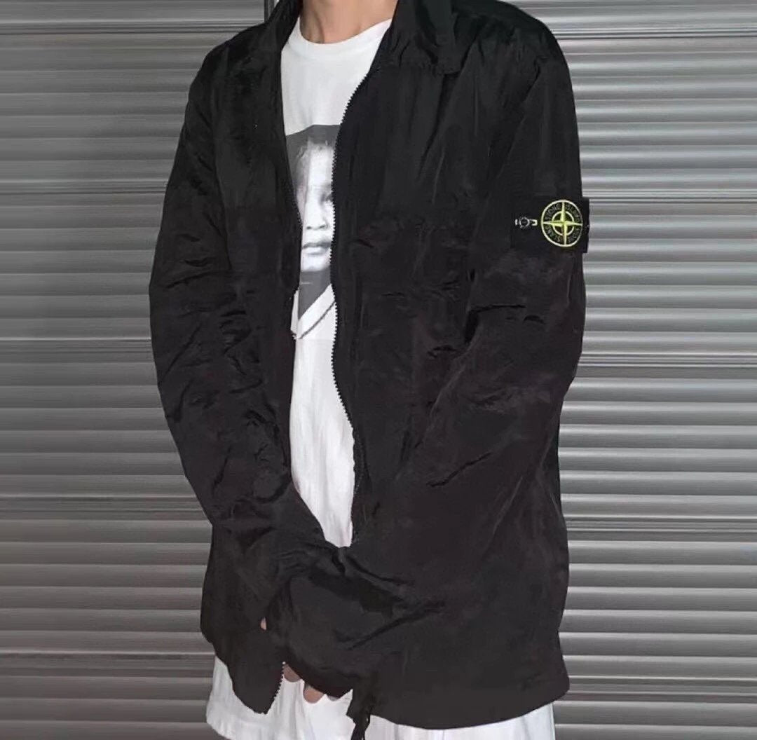 Stone Island Jackets Top Version Coat Nylon Metal Armband Jacket Shirt Tide Tide