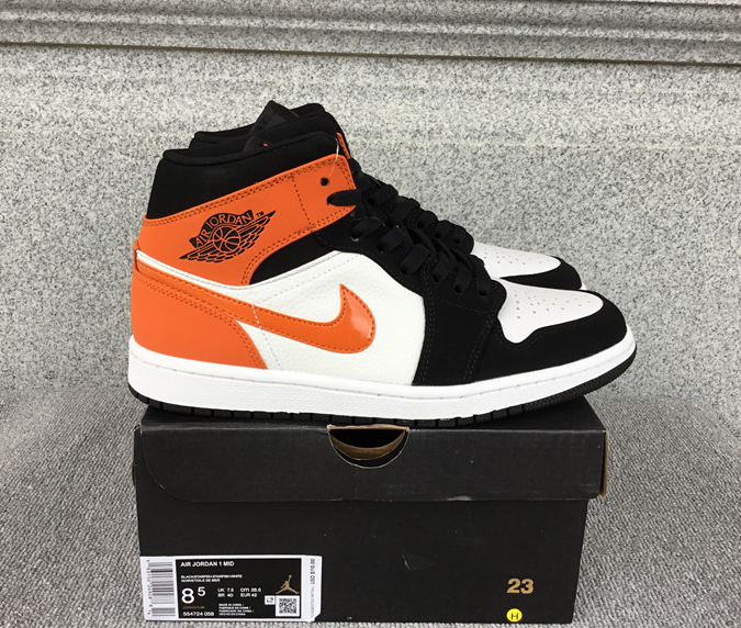 Air Jordan 1 Mid shoes New All-Match Trendy Men's Casual Sports Shoes