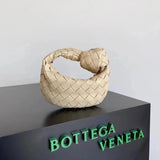 Bottega Veneta Women's Bag Top version 【Super Edition Counter Synchronization】23Early Spring New MINIJODIE Knotted Bag hobo Bag Genuine Leather Hand-Woven Bag Clutch Shoulder Bag Crossbody Bag Dinner Bag Jodie Tote Underarm Bag hobo Women's Bag Jodie Dump