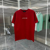 Balenciaga T-shirt Back wifi Printing logo round Neck Short Sleeve25ss New Pure Cotton Unisex Style T Casual T-Shirt Base Layer Shirt OS Loose design