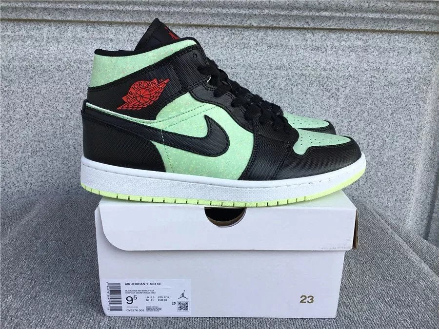 Air Jordan 1 Mid shoes New All-Match Trendy Men's Casual Sports Shoes