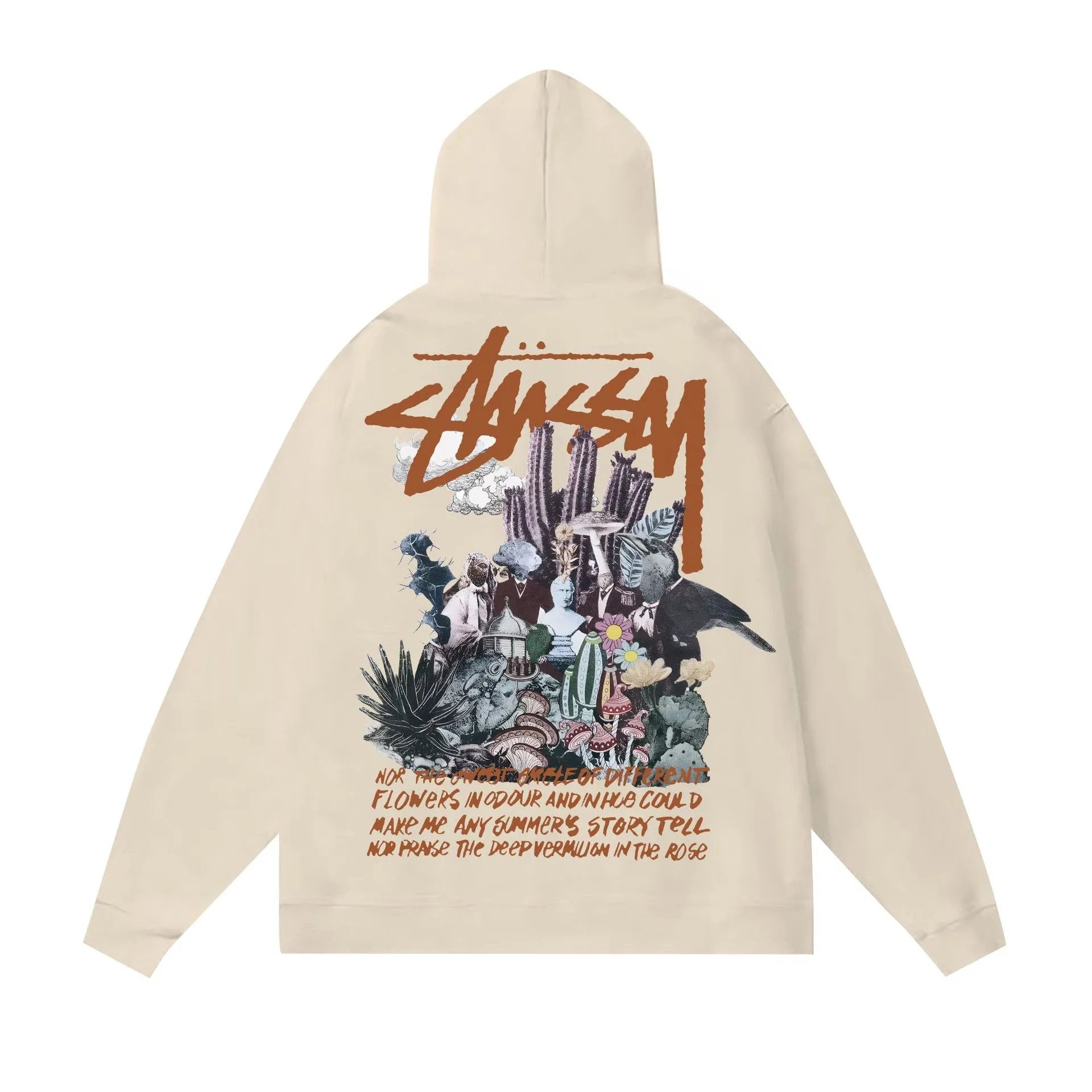 Stussy Hoodie Original Label Delivery2023New Classic Printing Black8Sweater STU World Tour tu Western Youth Pullover