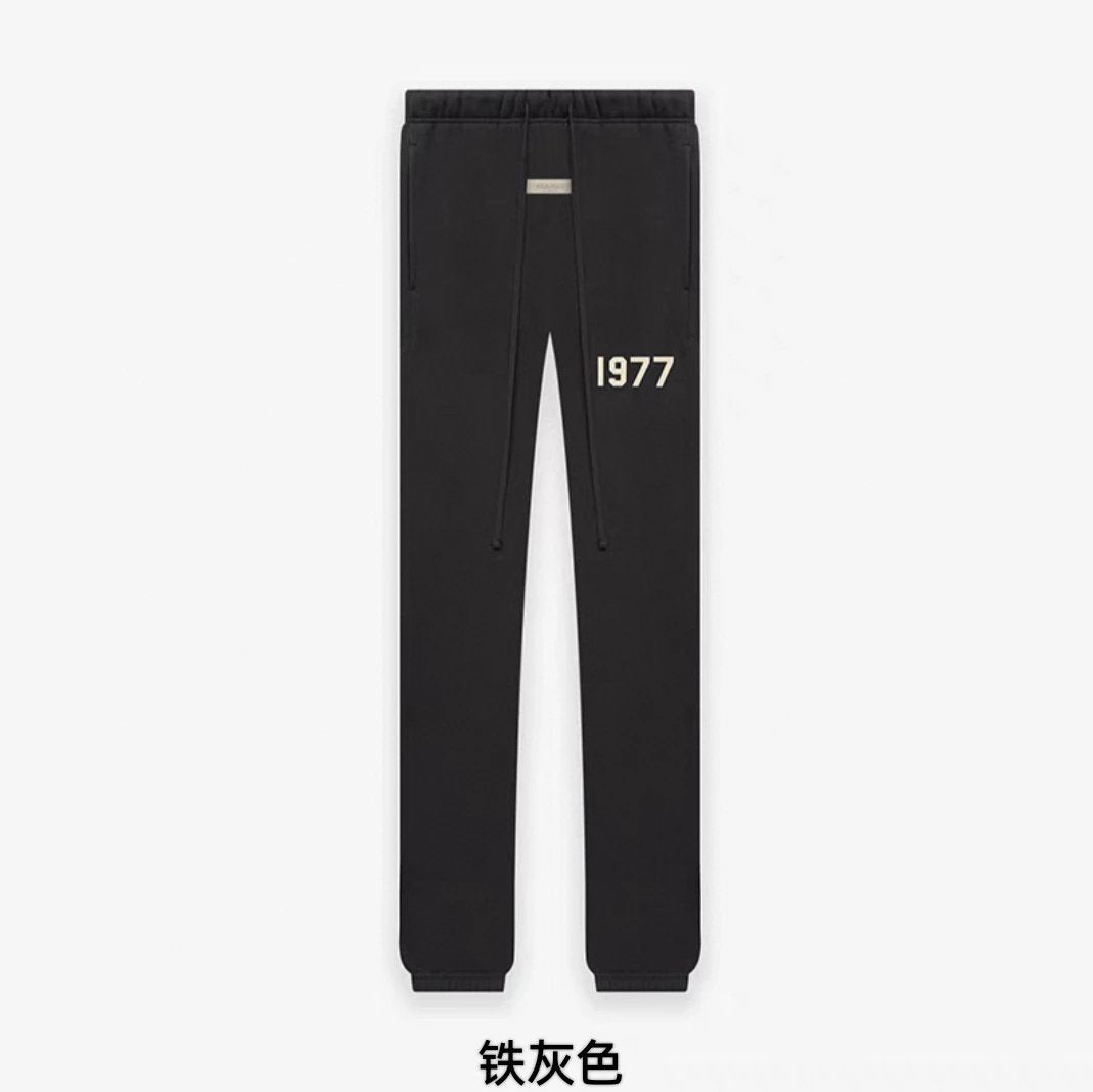 ESSENTIALS Sweatpants Top Version22SS1977Digital Flocked Printed Loose Tappered Trousers