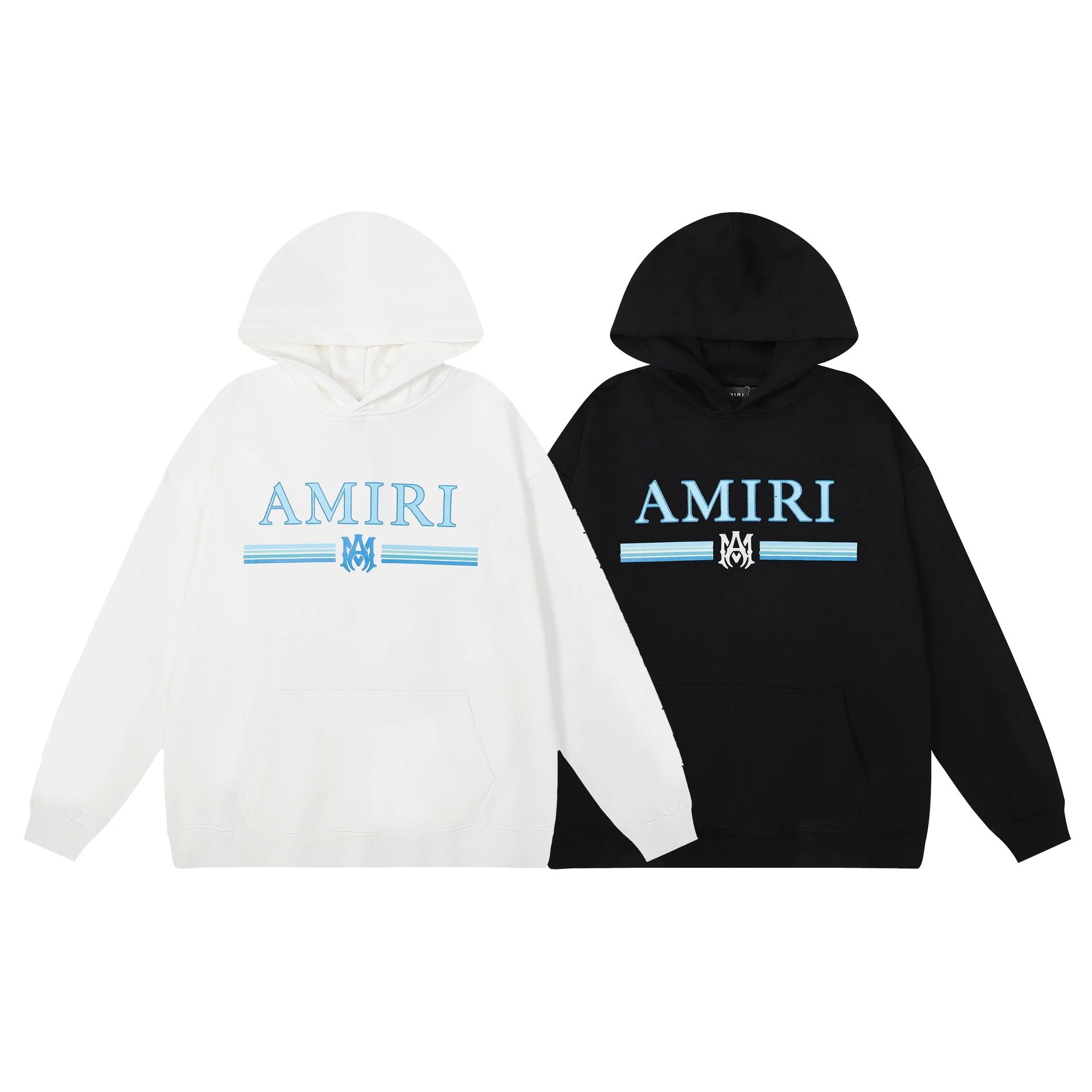 Amiri Hoodie 2024Autumn and Winter New OW Logo Badge Letter Print Pattern Hooded Sweater for Men and Women