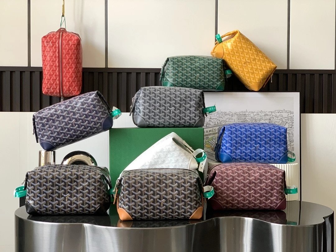 Goyard Bag Top version Premium Package Boeing Cosmetic Bag Storage Bag New Wash Bag Clutch Cosmetic Bag Women's Bag Men's Bag