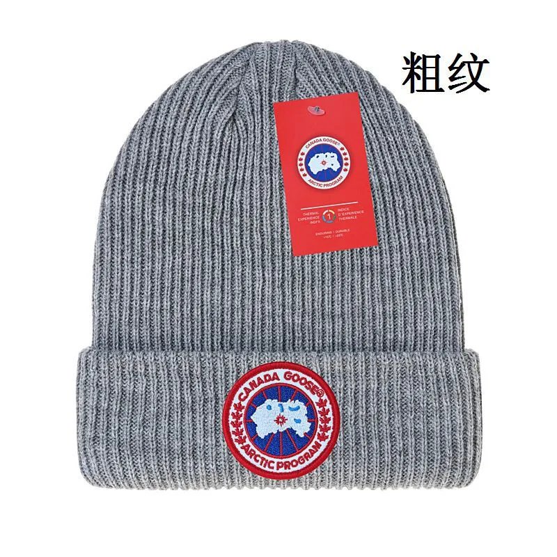 Canada Goose Hat Wool Hat Outdoor Slipover Knitted Hat-CY