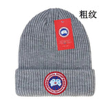 Canada Goose Hat Wool Hat Outdoor Slipover Knitted Hat-CY