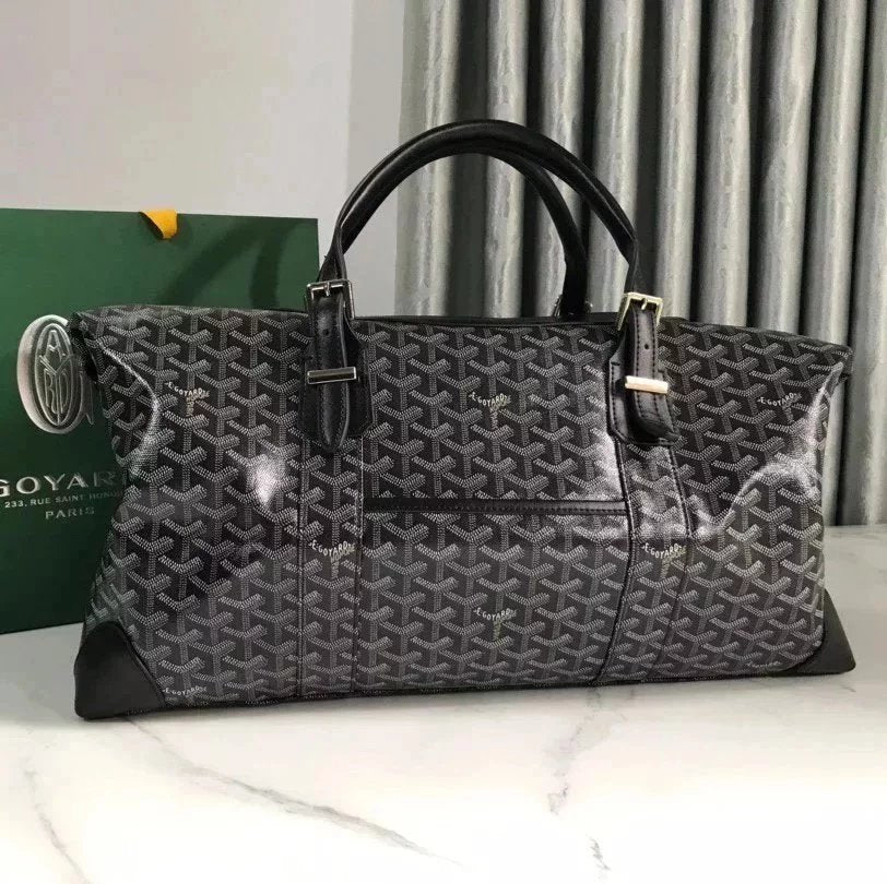 Goyard Bag Top version New Product Boeing Travel Bag Gym Bag Travel Business Trip Luggage Bag Travel Bag Large Capacity Bag Elegant Handbag Men's and Women's Bags50cm45cm Travel Bag Travel Bag Travel Bag