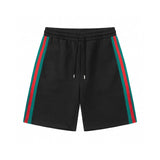 Gucci Shorts Double Letter G Embroidered Shorts Knee-Length Shorts25ss New Drawstring Casual Summer Pants American Style5Two-in-One Casual Sweatpants for Men and Women, Pure Cotton Joggers